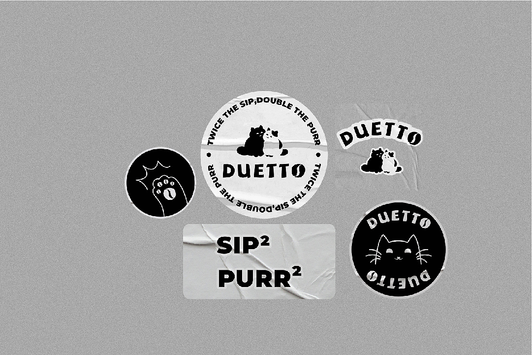 DUETTO | 咖啡店品牌设计 餐饮茶饮品牌设计