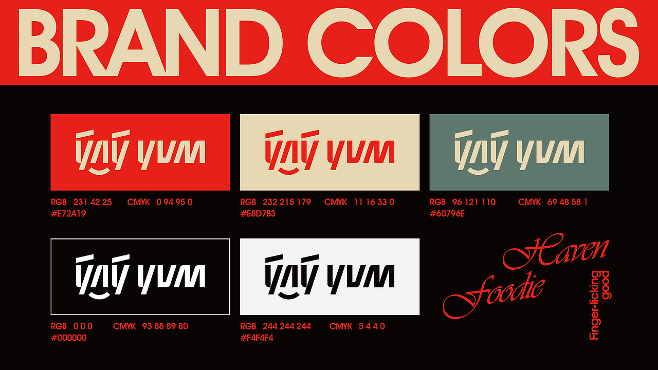 YAY YUM餐酒吧-品牌设计（图ZMzkyNDQ4NDQ4） - 品牌 - 站酷设计师设计师狐狸原创素材 - 站酷ZCOOL