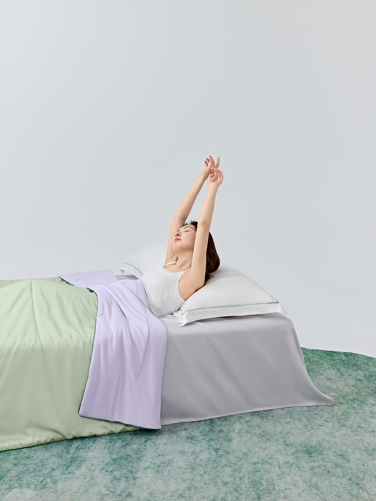 给博洋家纺拍的电商主图