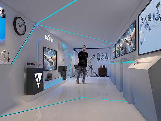 Baidu百度,人工智能大巴车全国行.国家科技馆