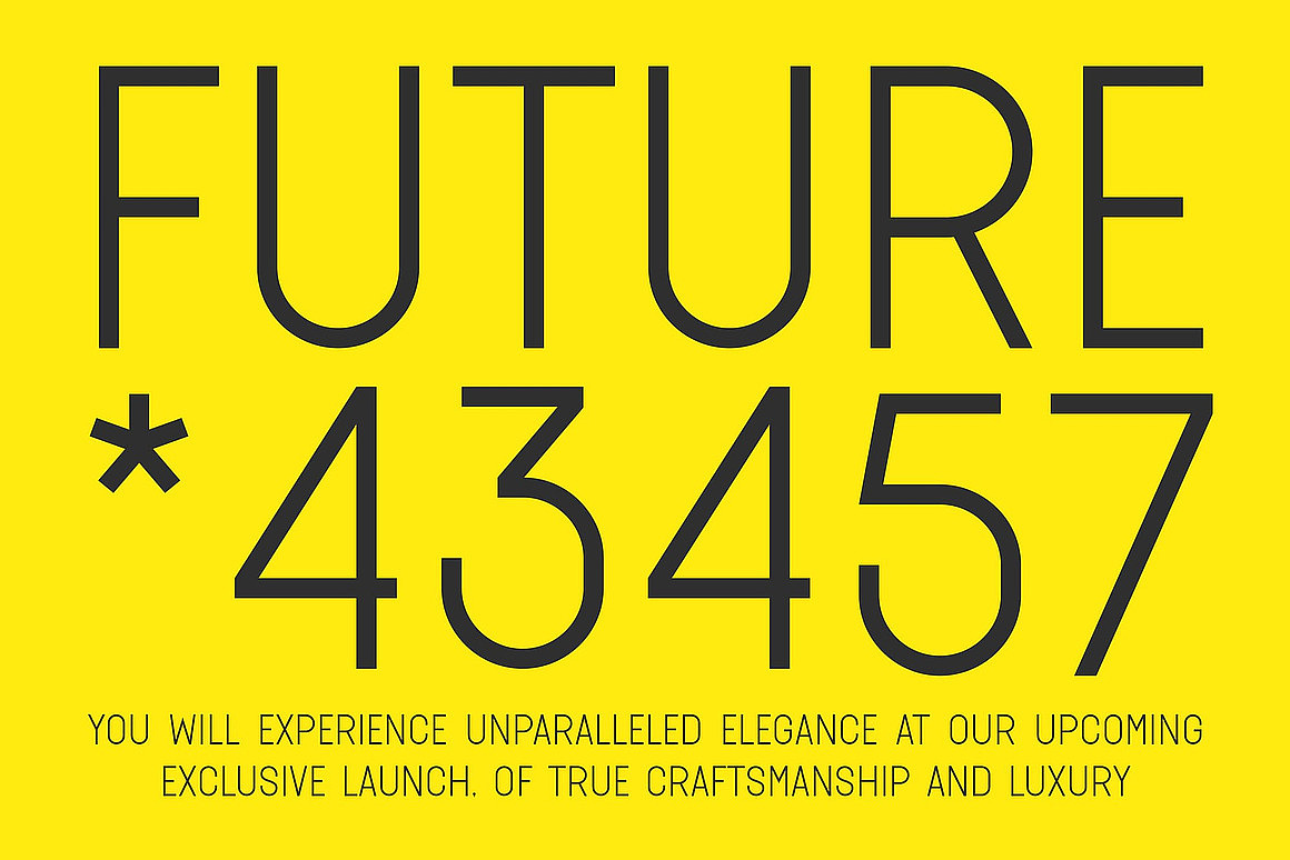 现代简约品牌画册广告海报杂志封面标题无衬线英文字体