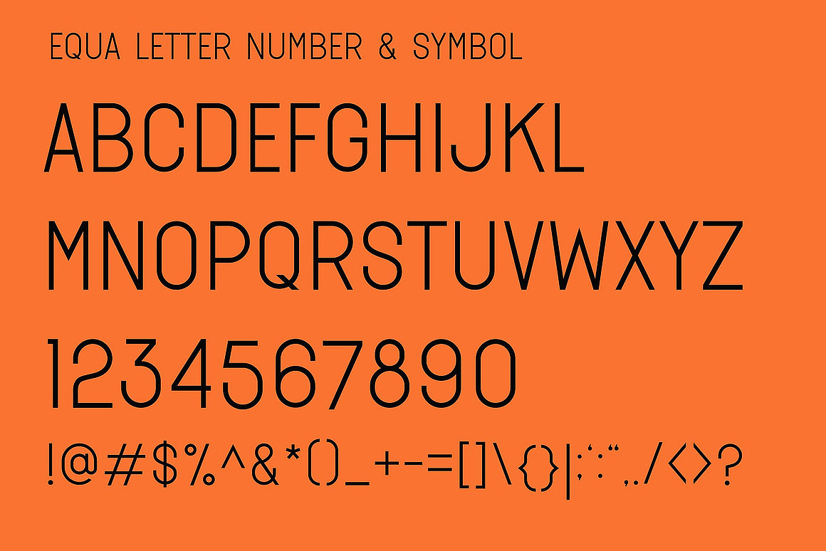 现代简约品牌画册广告海报杂志封面标题无衬线英文字体