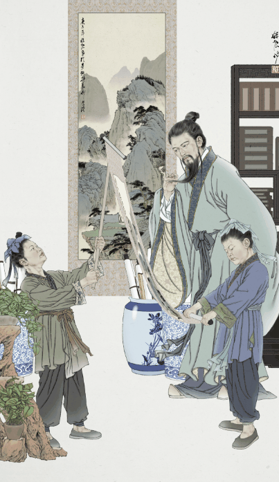 纪保超数字绘画单元素材拼合法实例(动图演示)