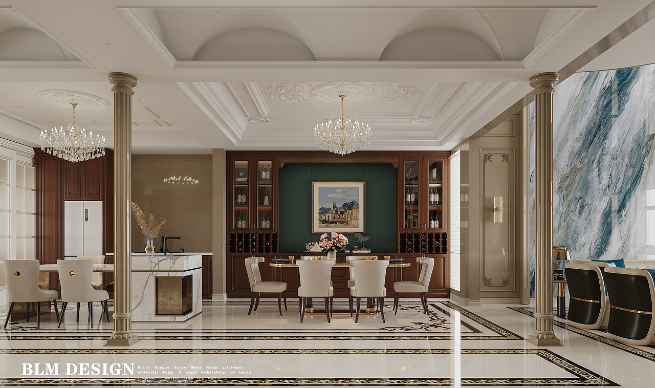 欧式家装效果案例（图ZMzkyNDY2MTI4） - 家装设计 - 站酷设计师Z964393124原创素材 - 站酷ZCOOL