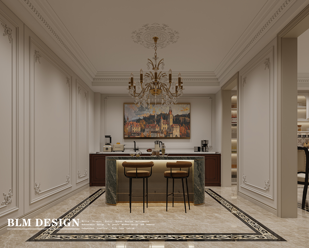 欧式家装效果案例（图ZMzkyNDY2MTYw） - 家装设计 - 站酷设计师Z964393124原创素材 - 站酷ZCOOL