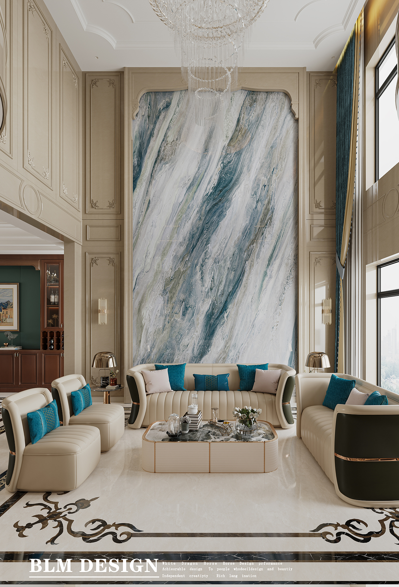 欧式家装效果案例（图ZMzkyNDY2MTU2） - 家装设计 - 站酷设计师Z964393124原创素材 - 站酷ZCOOL