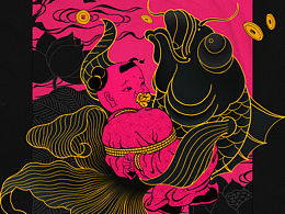 🐡【疯狂的黑鱼】|设计师版海报