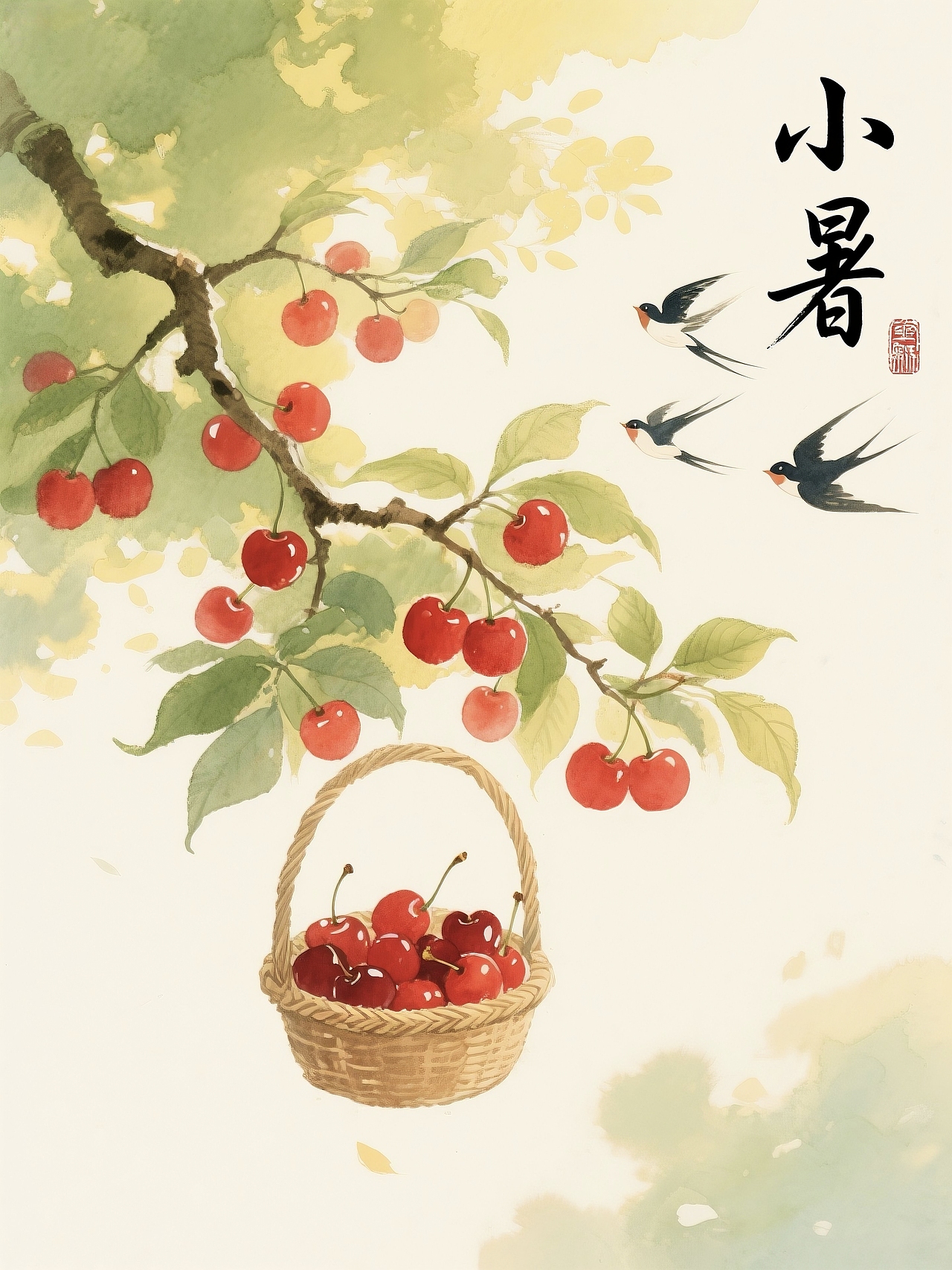 小暑，收获的季节（图ZMzkyNDgyMDk2） - AI作品 - 站酷设计师养一只梦中的月亮原创素材 - 站酷ZCOOL