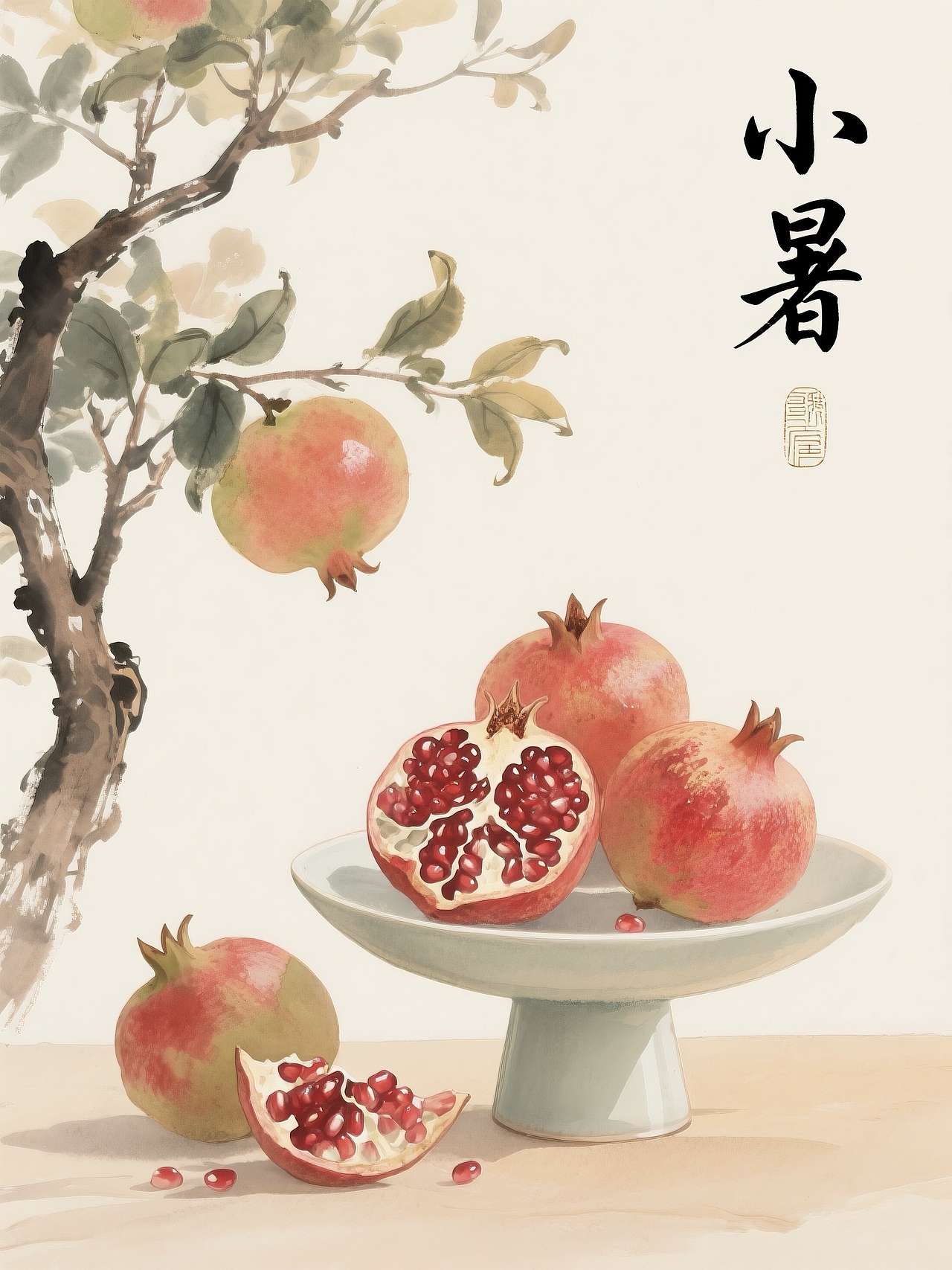 小暑，收获的季节（图ZMzkyNDgyMTE2） - AI作品 - 站酷设计师养一只梦中的月亮原创素材 - 站酷ZCOOL