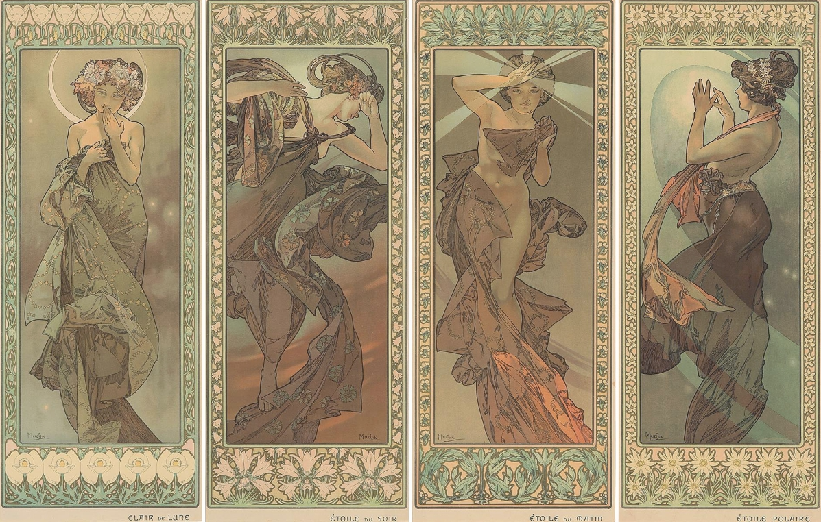 慕夏《The Moon and the Stars》