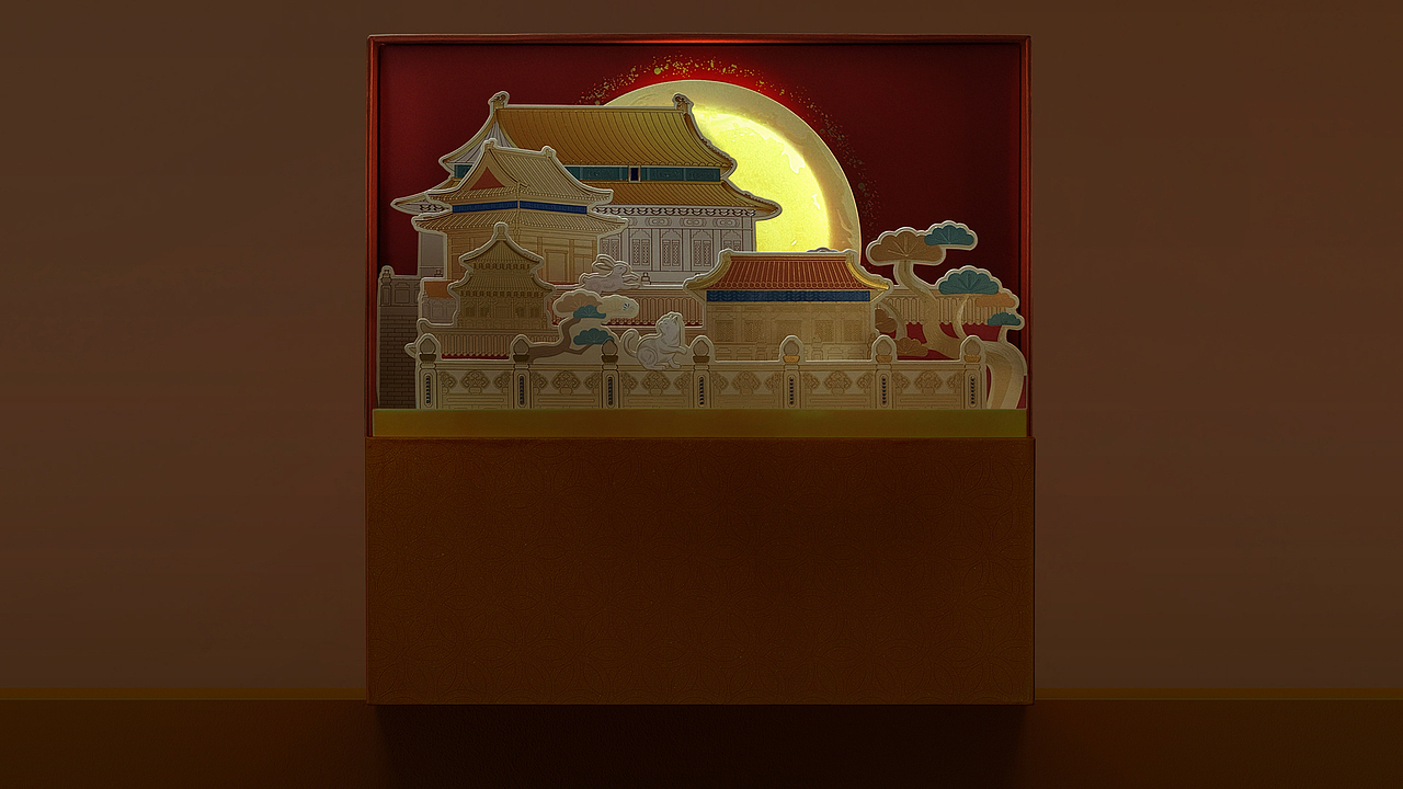 汤臣倍健｜故宫联名中秋锦盒（图ZMzkyNDg5MTg0） - 品牌 - 站酷设计师BH创意原创素材 - 站酷ZCOOL
