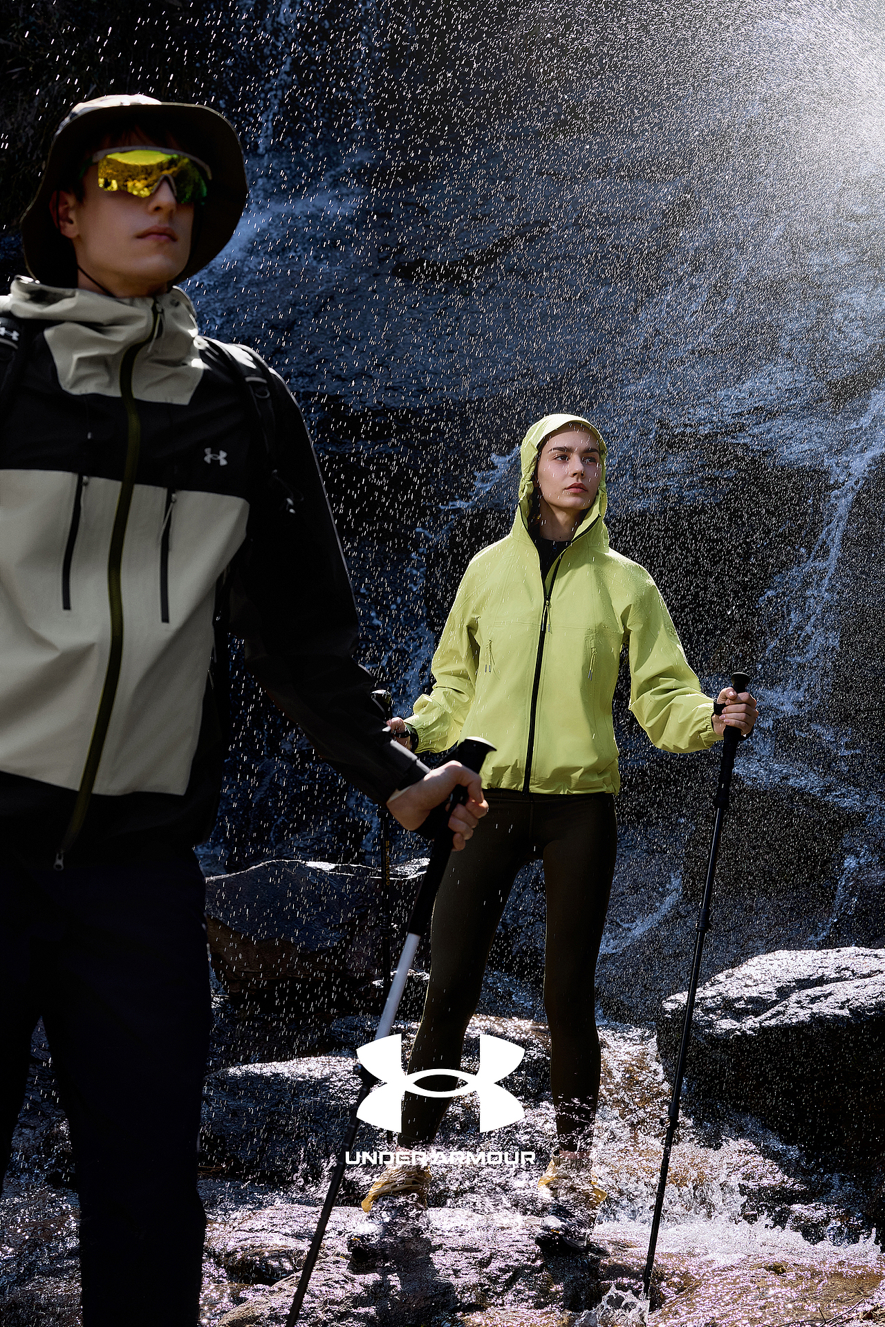 UA安德玛户外冲锋衣大片拍摄