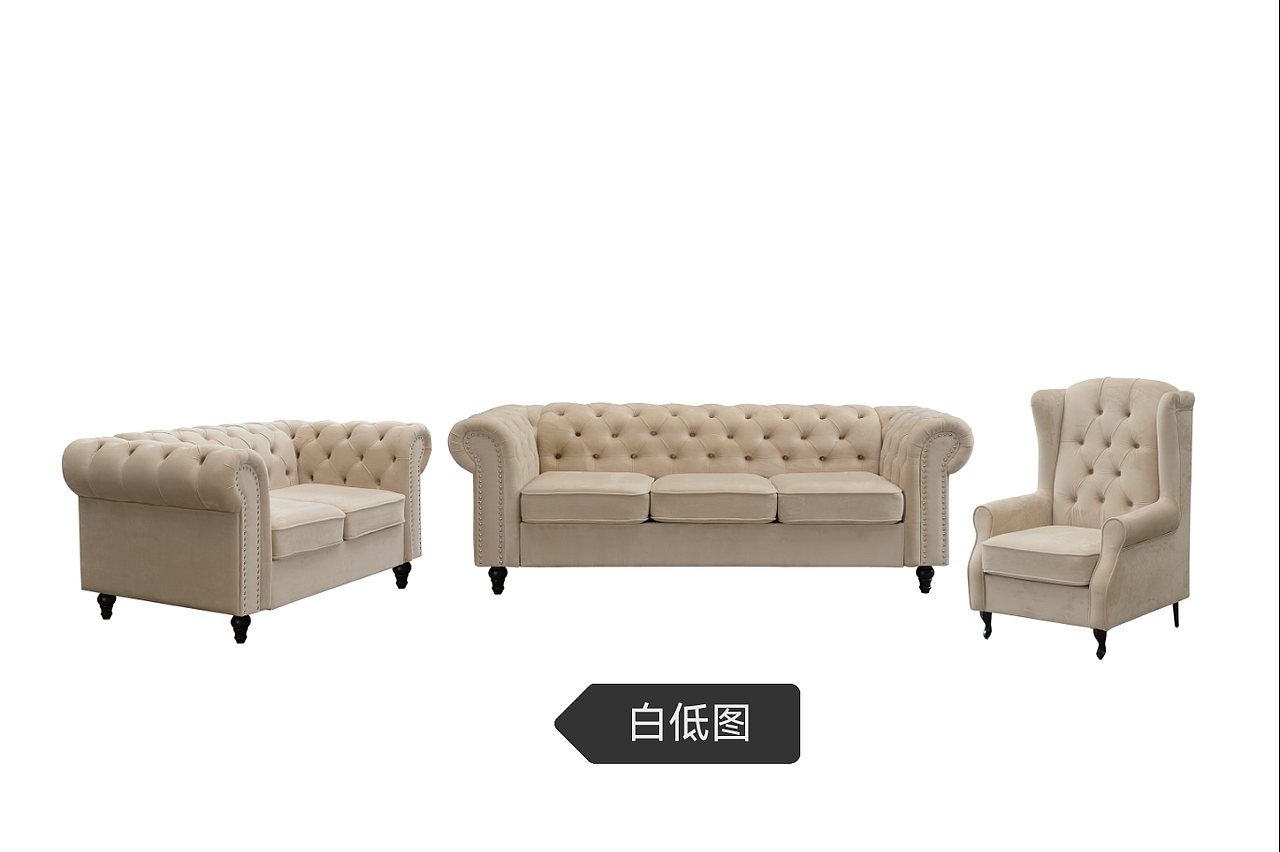 亚马逊电商沙发,AI效果图