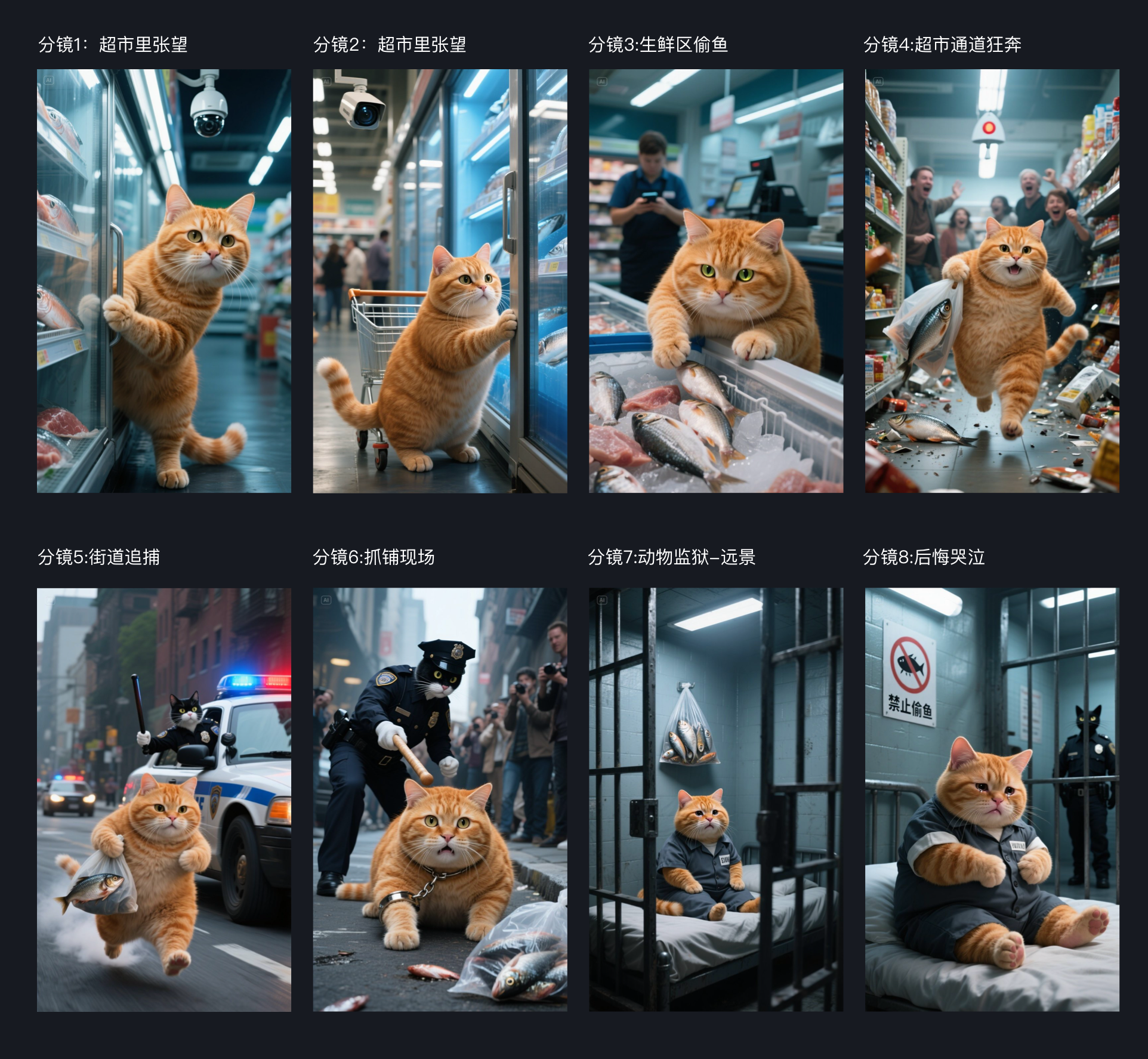 当胖橘遇上AI魔法-0基础搞定AI短视频制作全流程(图ZMTUxMzAyNDQ=) - 教程 - 站酷设计师大脸包纸原创素材 - 站酷ZCOOL