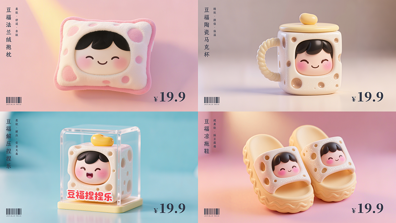 寿州豆福IP形象文创周边设计(完整版)