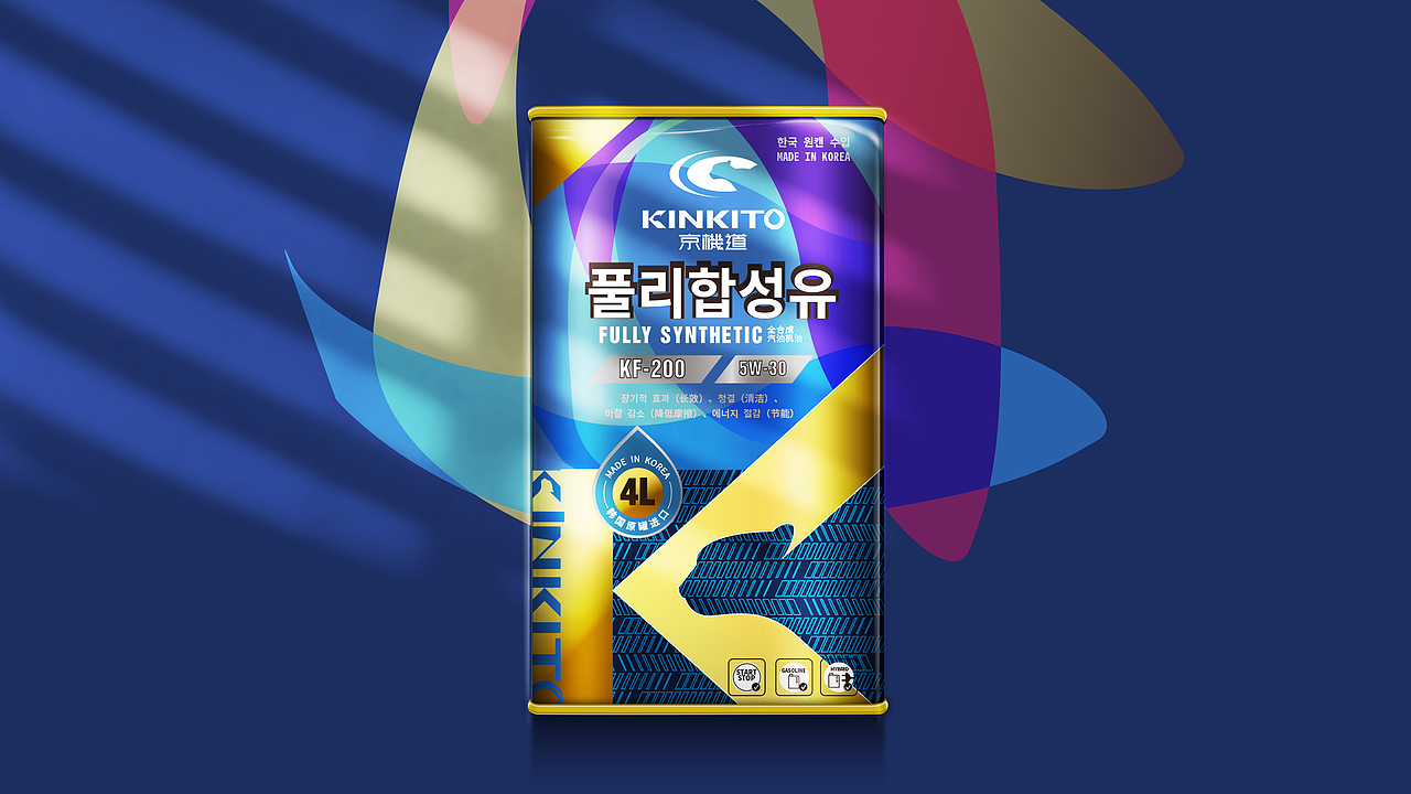 象鸟x京機道润滑机油包装设计