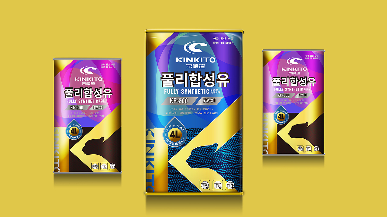 象鸟x京機道润滑机油包装设计