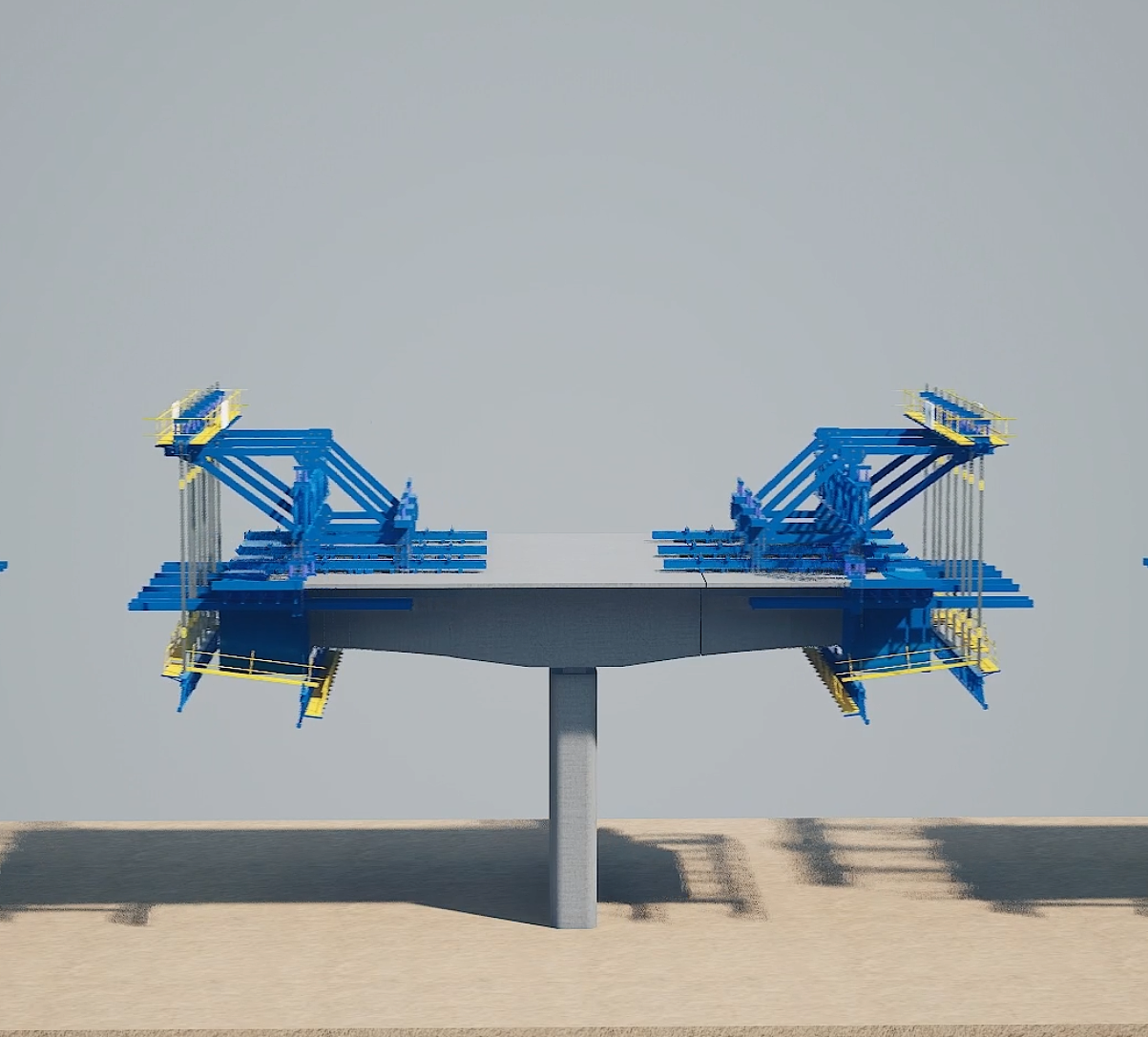 桥梁挂篮施工动画（图ZMzkyNTIxNDA0） - 工业用品/机械 - 站酷设计师模拟人生2025原创素材 - 站酷ZCOOL