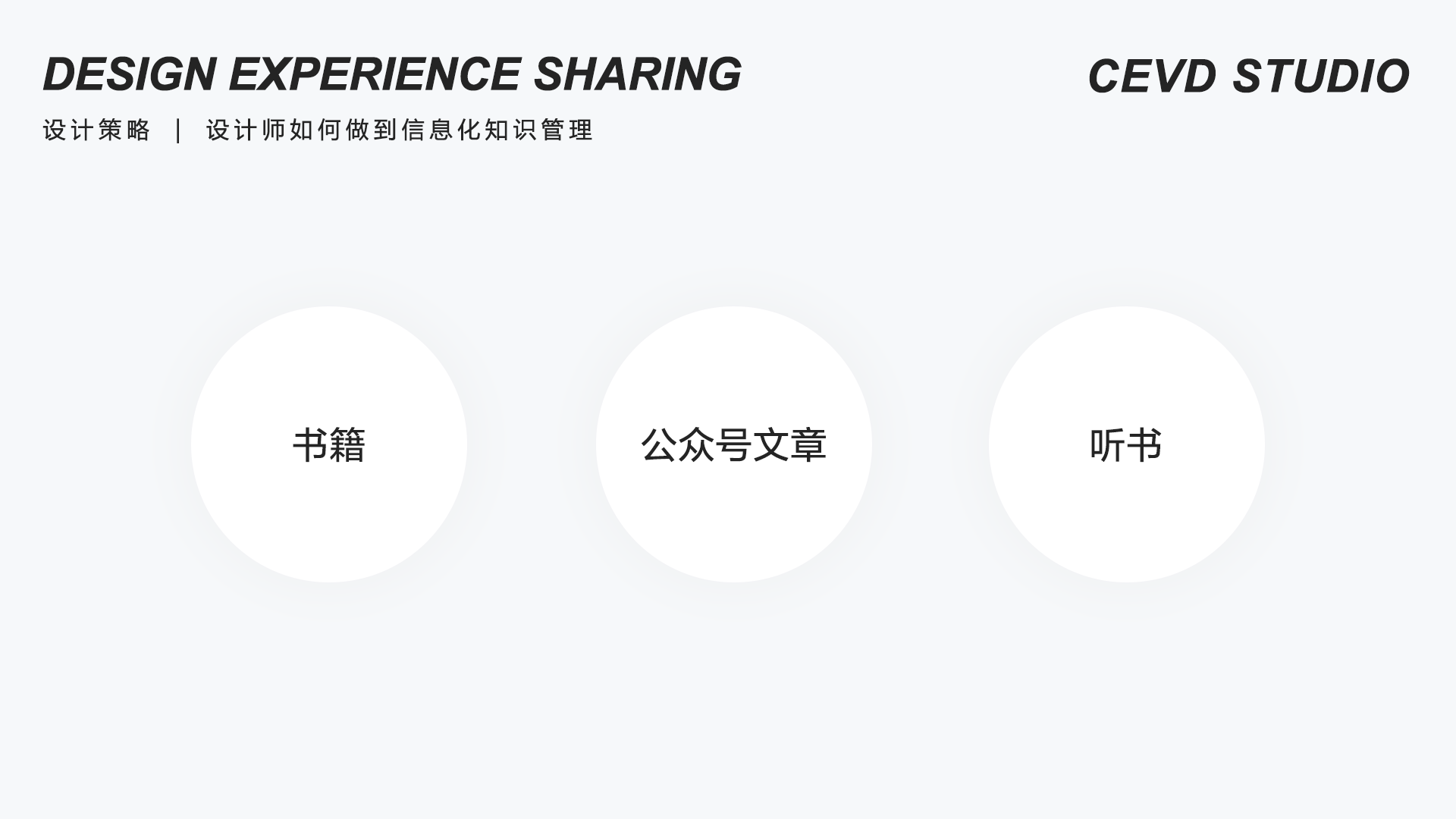 设计策略 ｜ 设计师如何做到信息化知识管理