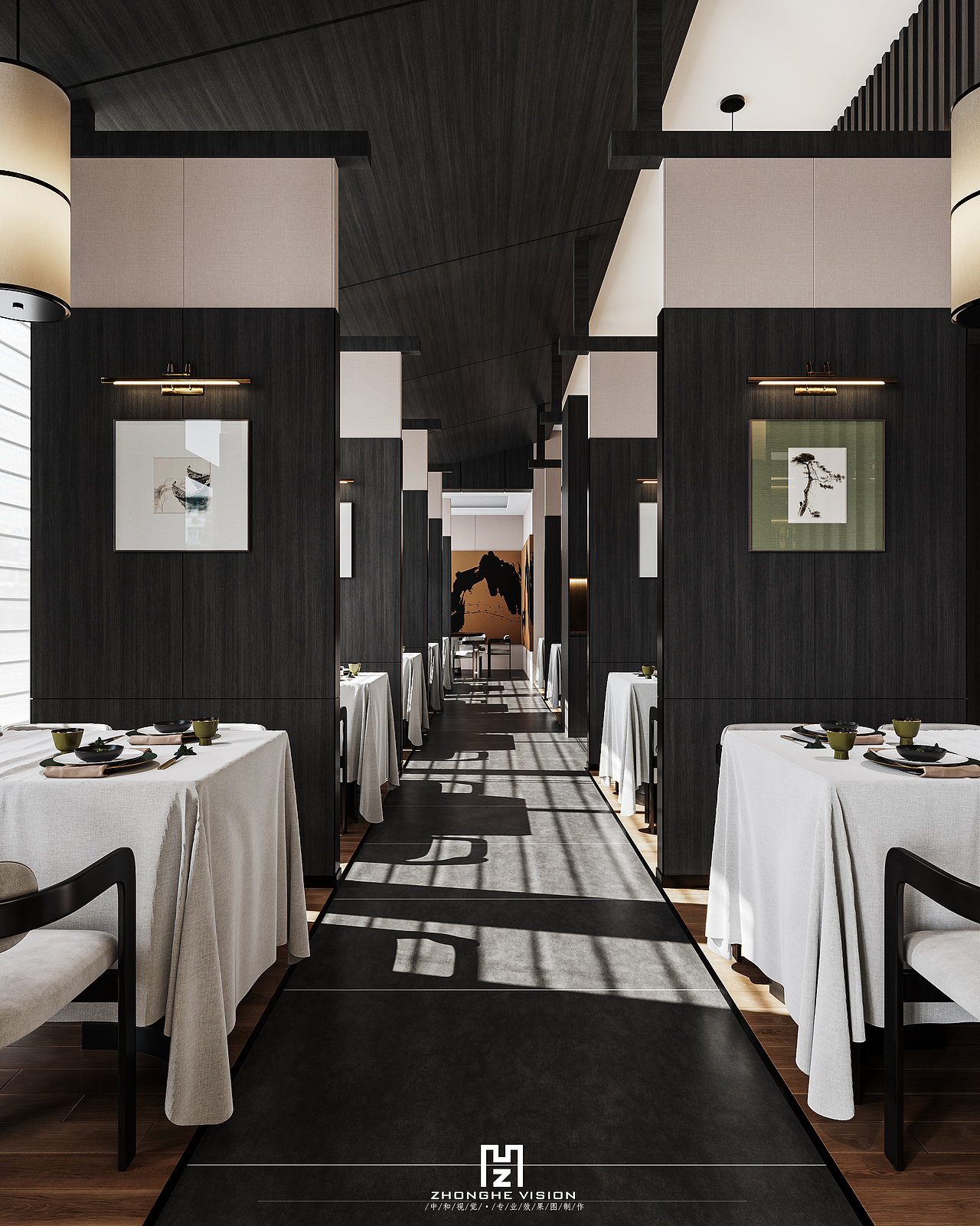 餐饮空间最新渲染（图ZMzkyNTIzMzM2） - 酒店餐饮设计 - 站酷设计师篱笆外原创素材 - 站酷ZCOOL