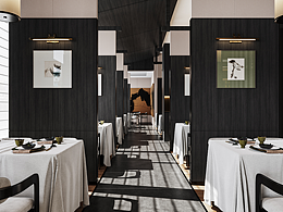 餐饮空间最新渲染