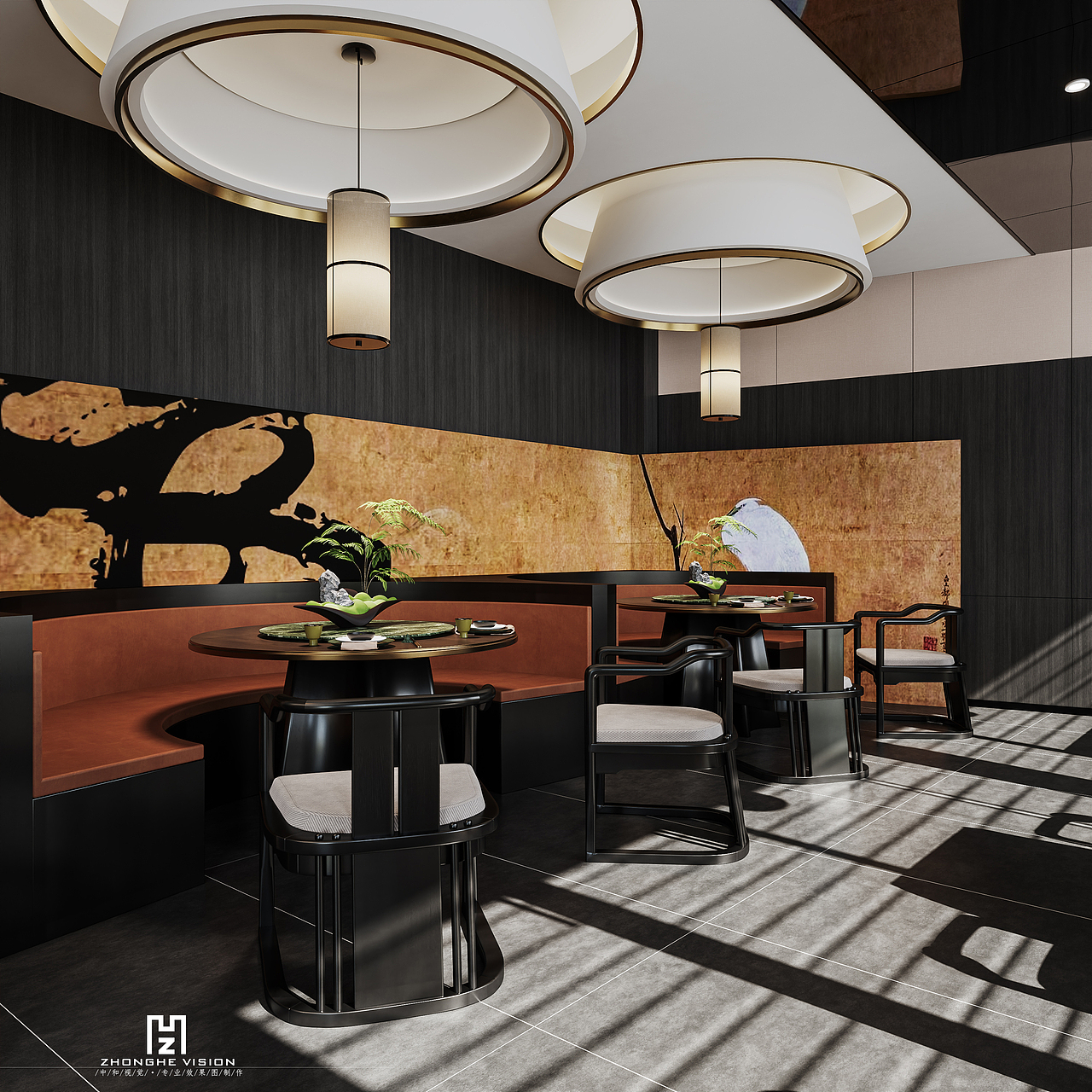 餐饮空间最新渲染（图ZMzkyNTIzMzY0） - 酒店餐饮设计 - 站酷设计师篱笆外原创素材 - 站酷ZCOOL