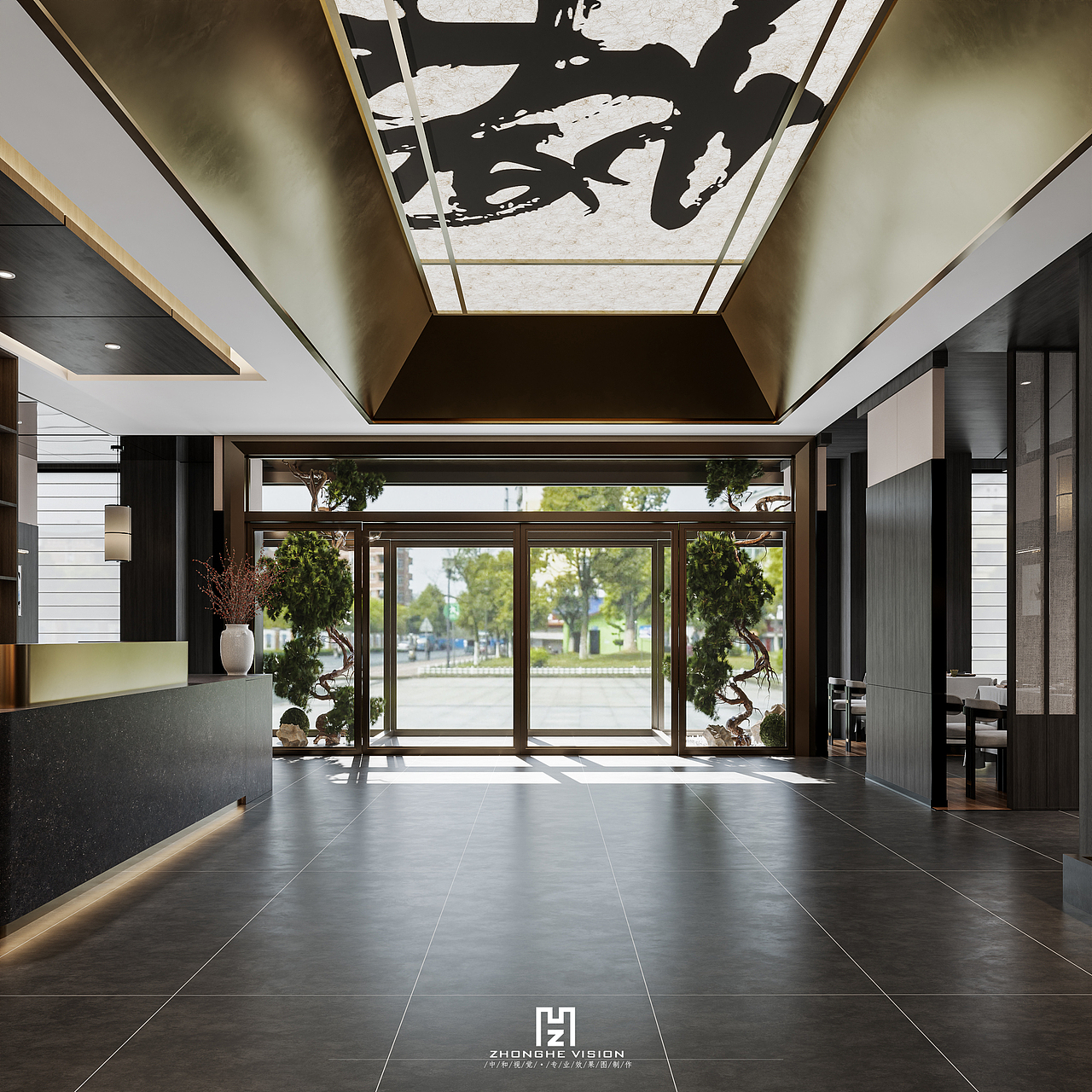 餐饮空间最新渲染（图ZMzkyNTIzNDcy） - 酒店餐饮设计 - 站酷设计师篱笆外原创素材 - 站酷ZCOOL