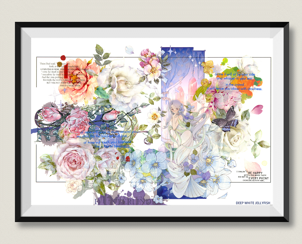 拼贴作品《flower》（图ZMzkyNTMxODQ4） - 其他手工艺 - 站酷设计师云薇薇笑原创素材 - 站酷ZCOOL