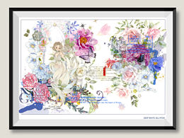 拼贴作品《flower》