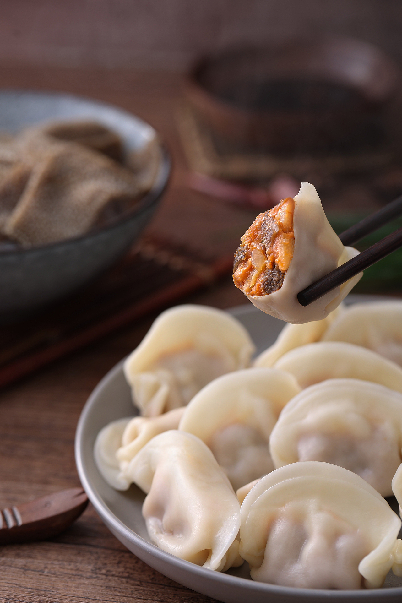 火锅水饺 水饺拍摄 美食拍摄