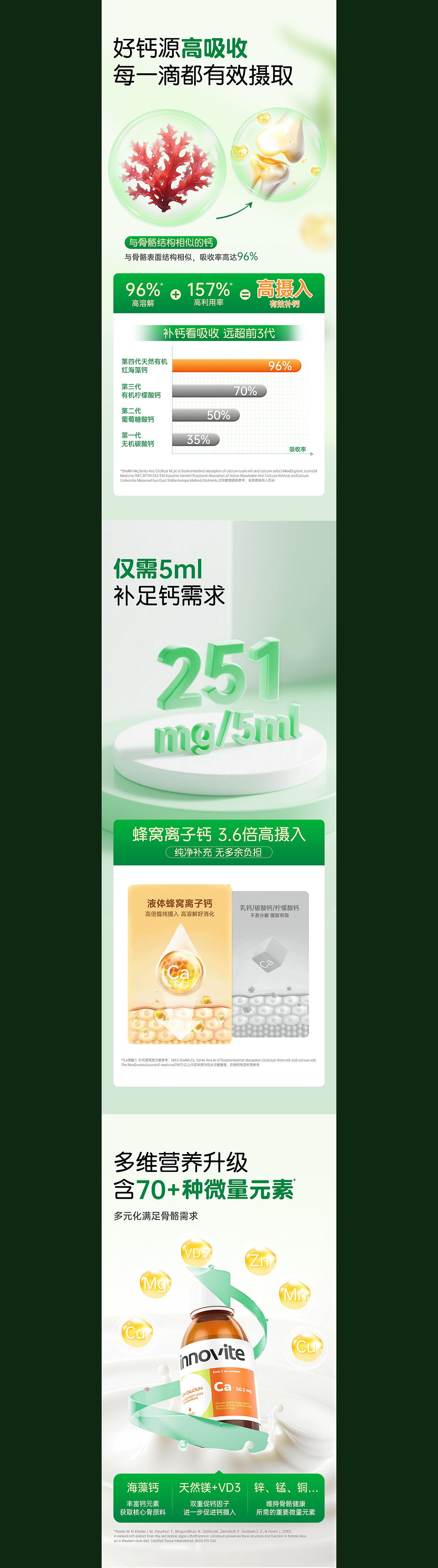 海藻钙详情页设计