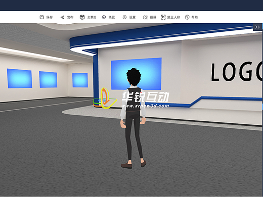 华锐云空间编辑器3D 展厅制作的变革者​