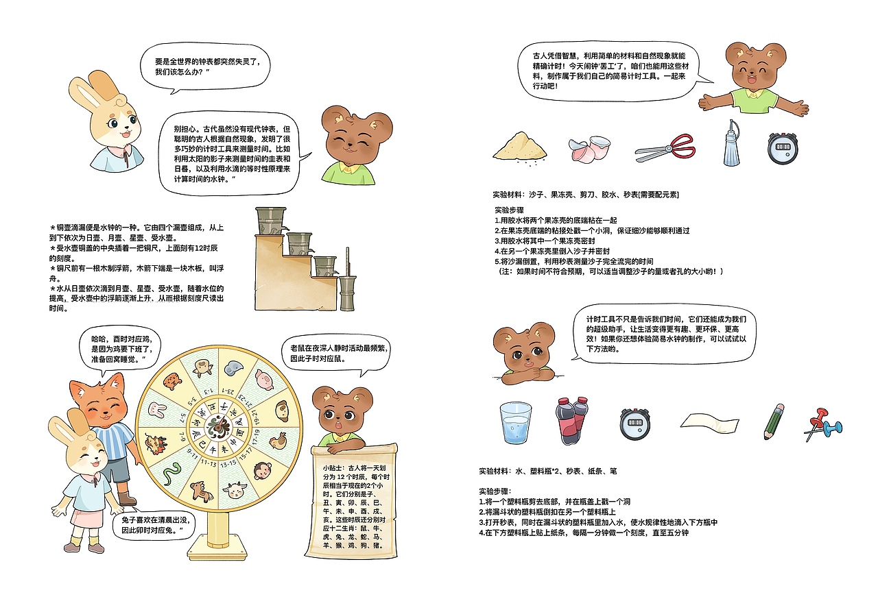 杂志科普专栏漫画