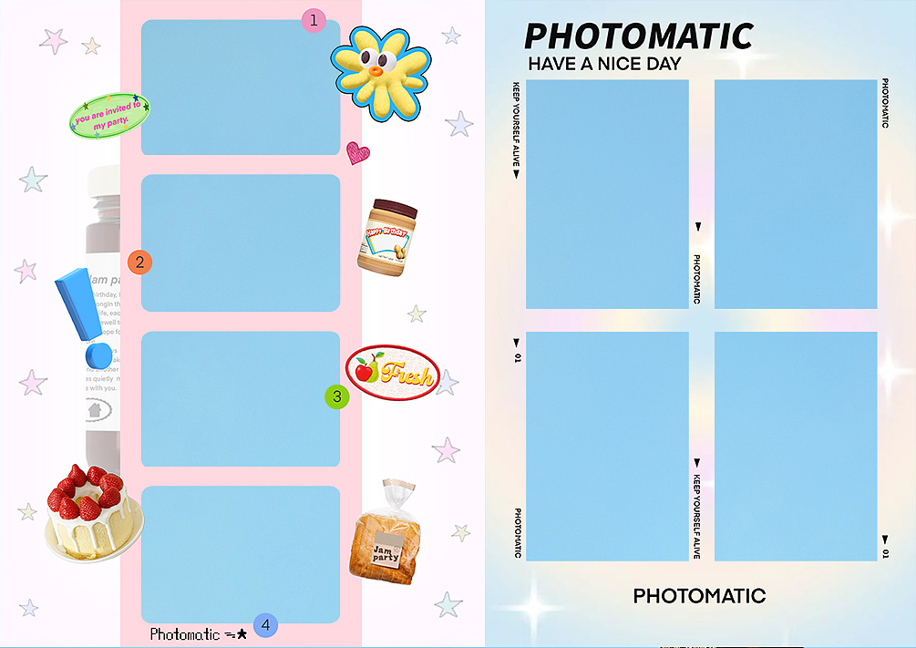 韓系趣味四格拼圖///?（圖ZMzkyNTQ4MjM2） - 創(chuàng)作習(xí)作 - 站酷設(shè)計師特派記者小卷毛原創(chuàng)素材 - 站酷ZCOOL