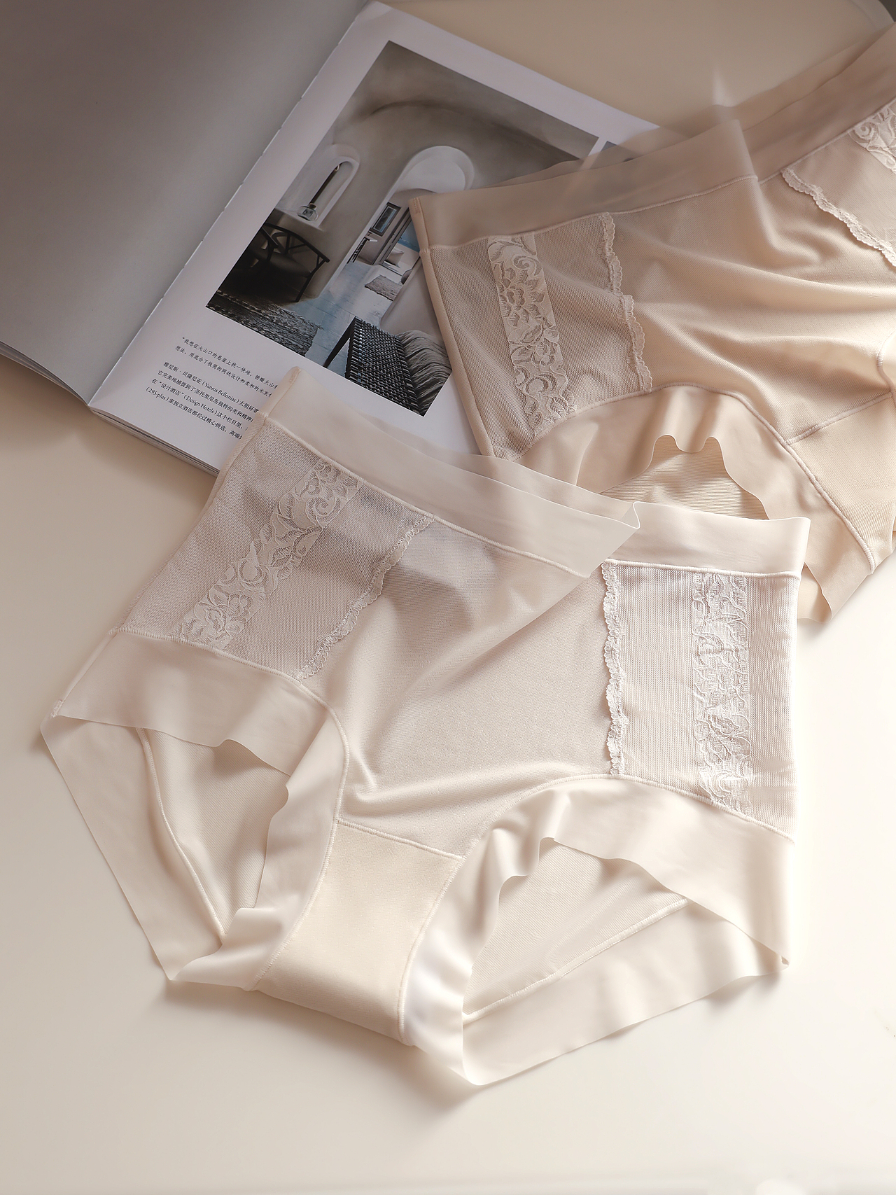 薄柔女士内裤静物