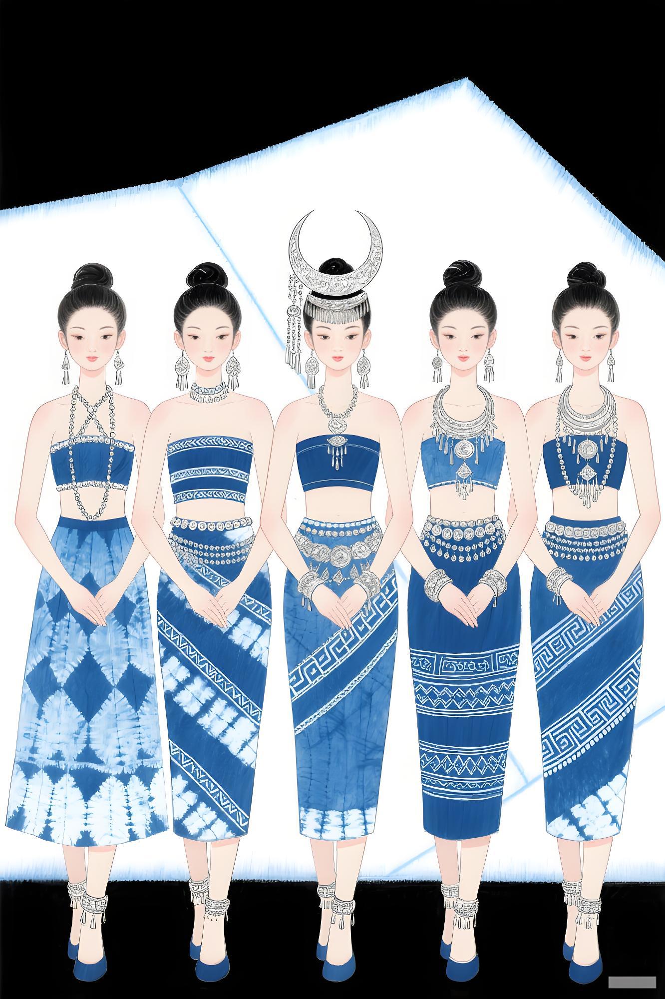 星轨织梦：靛蓝回纹绘就非遗新章（图ZMTUxMzE1Mjg=） - 观点 - 站酷设计师欲阳城原创素材 - 站酷ZCOOL