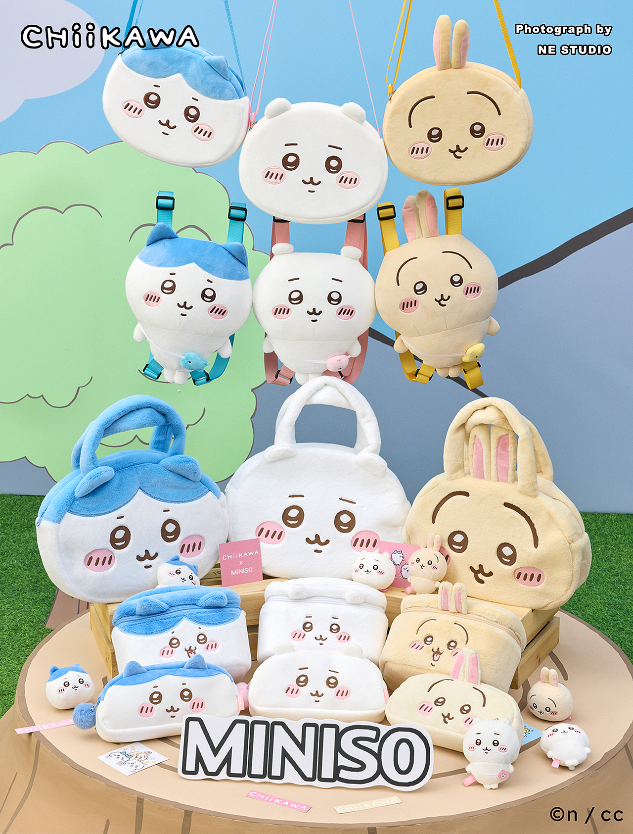 商业形象 | 名创优品 x Chiikawa 2024联名系列（图ZMzkyNTU2NDY4） - 产品摄影 - 站酷设计师新羽广告NEStudio原创素材 - 站酷ZCOOL