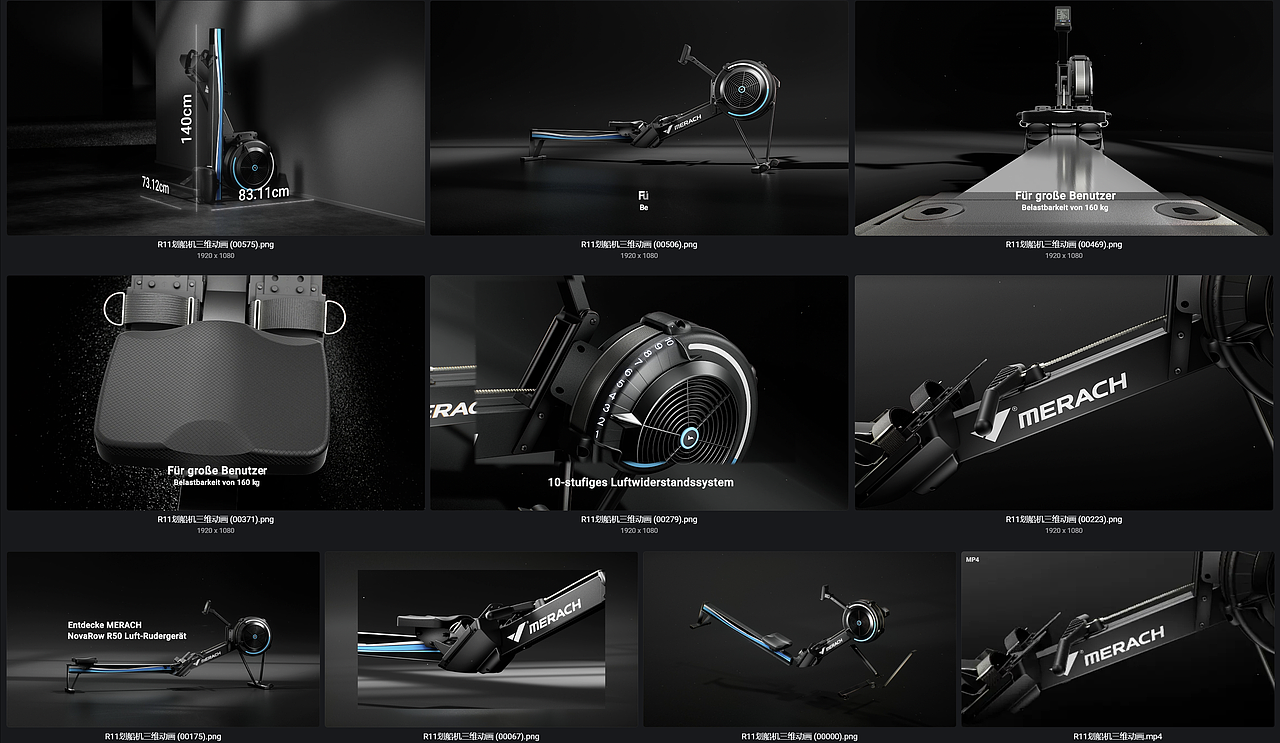 划船机三维动画演示（图ZMzkyNTY0MjQw） - 产品 - 站酷设计师愚人节之后原创素材 - 站酷ZCOOL