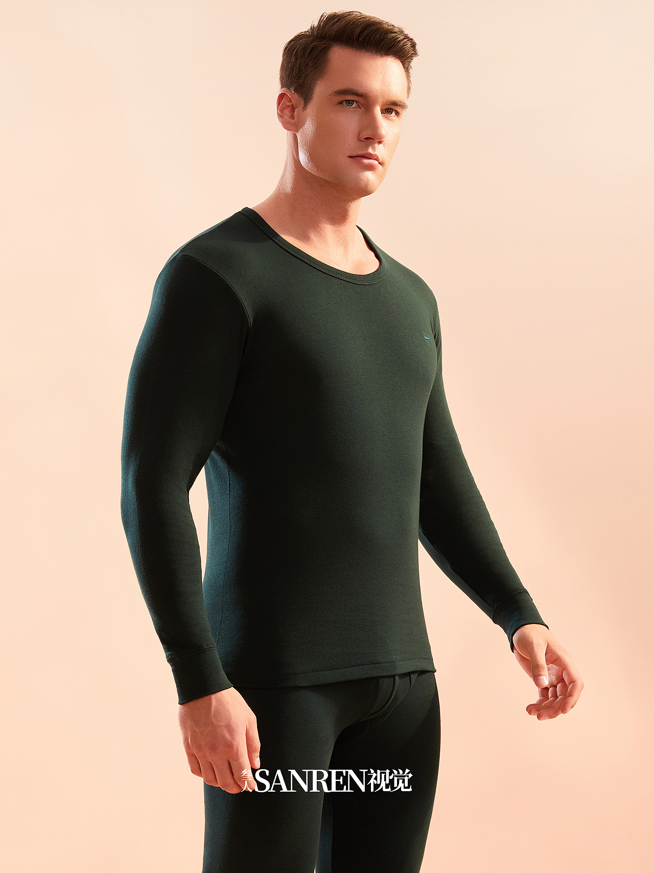 保暖内衣拍摄 模特拍摄 秋衣秋裤 男女内衣拍摄