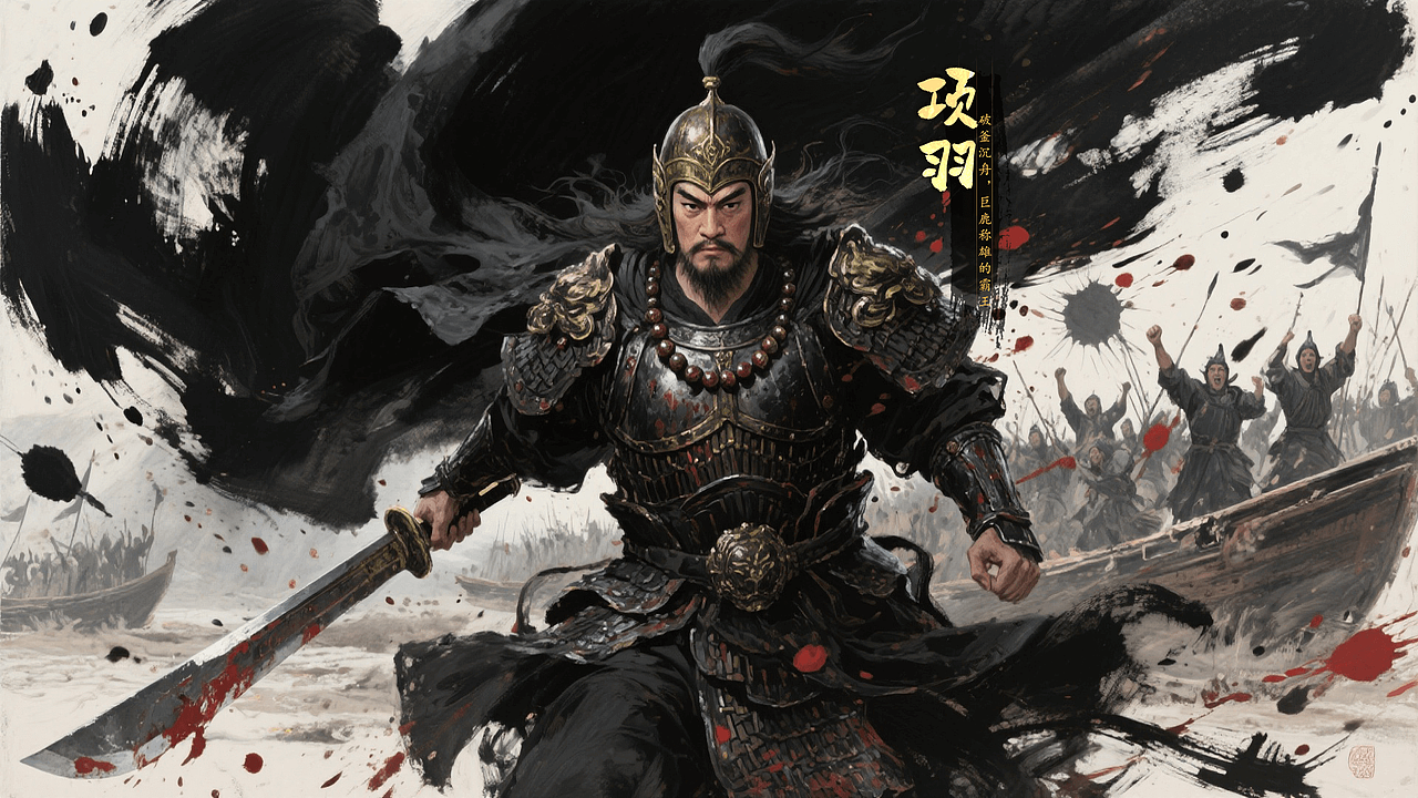 彩墨国风的千年名将(图ZMzkyNTY3MTI4) - AI作品 - 站酷设计师JessonWong原创素材 - 站酷ZCOOL