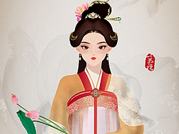 2025年古风女子—AI矢量插画练习