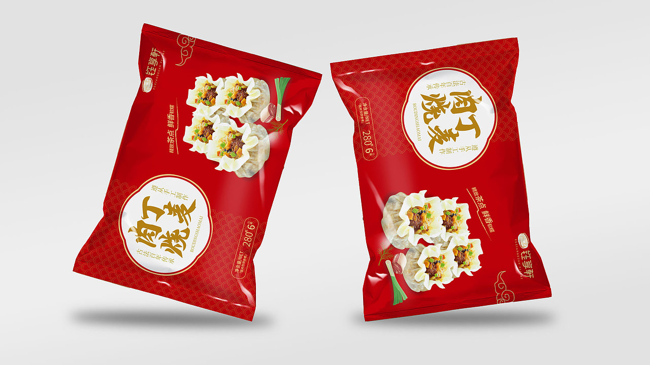 肉丁烧麦包装袋设计（图ZMzkyNTY5MTk2） - 包装 - 站酷设计师shejiwuya原创素材 - 站酷ZCOOL