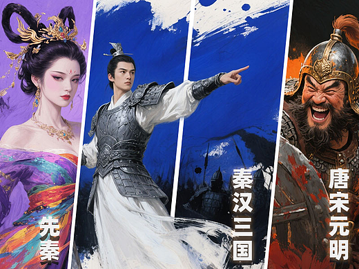 彩墨国风的千年名将