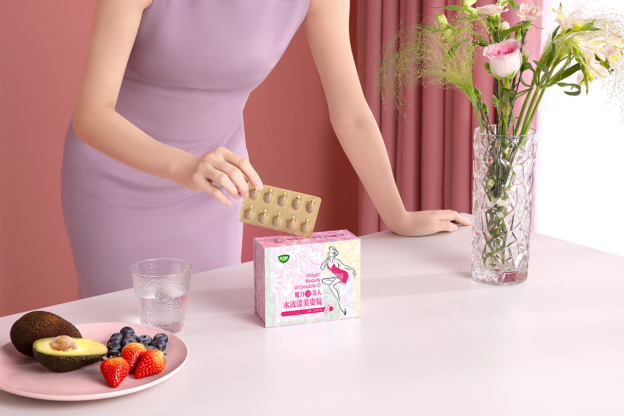 保健品拍攝 | 魔力美人膠囊（圖ZMzkyNTczOTY4） - 時尚/藝術(shù)攝影 - 站酷設(shè)計師瑞格Bobby原創(chuàng)素材 - 站酷ZCOOL