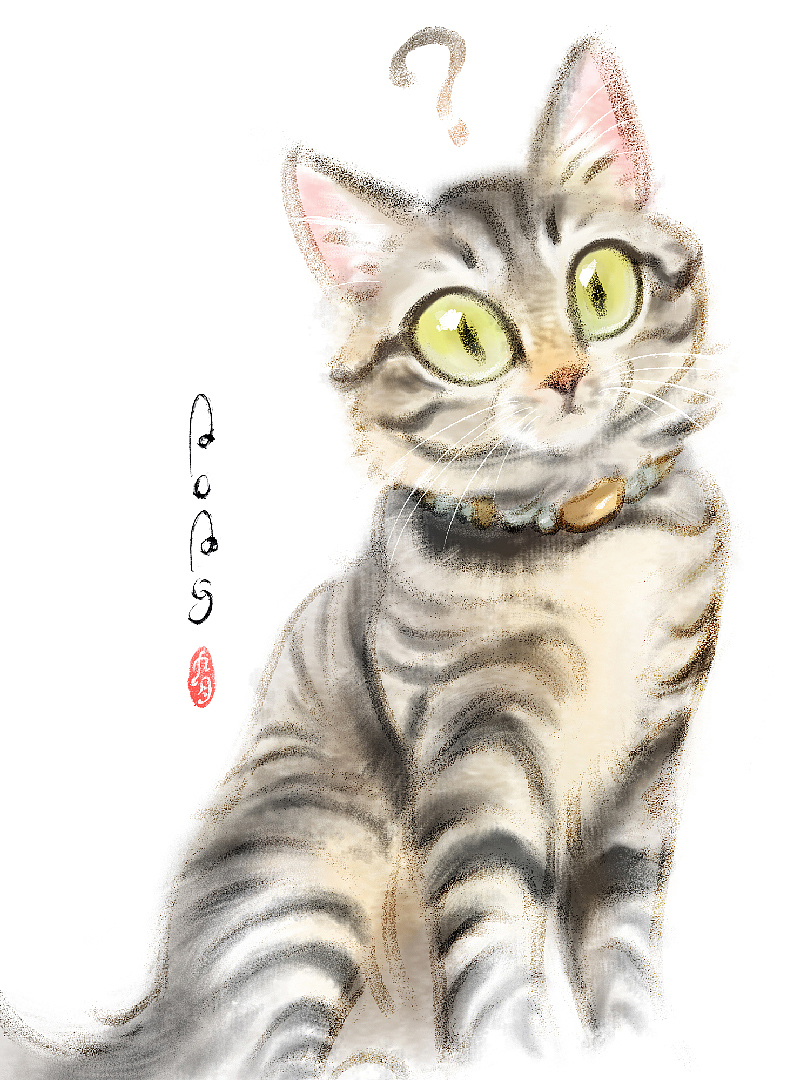 最近画的一些猫猫狗狗狍狍貂貂