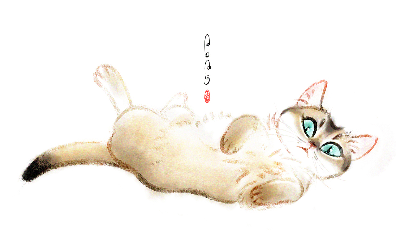 最近画的一些猫猫狗狗狍狍貂貂