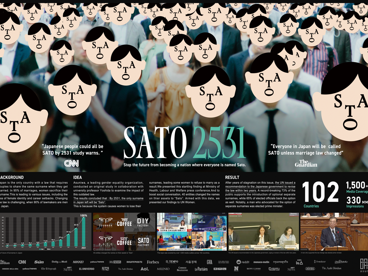 2025紐約國(guó)際廣告節(jié)最佳創(chuàng)意獎(jiǎng)案例秀｜SATO佐藤2531