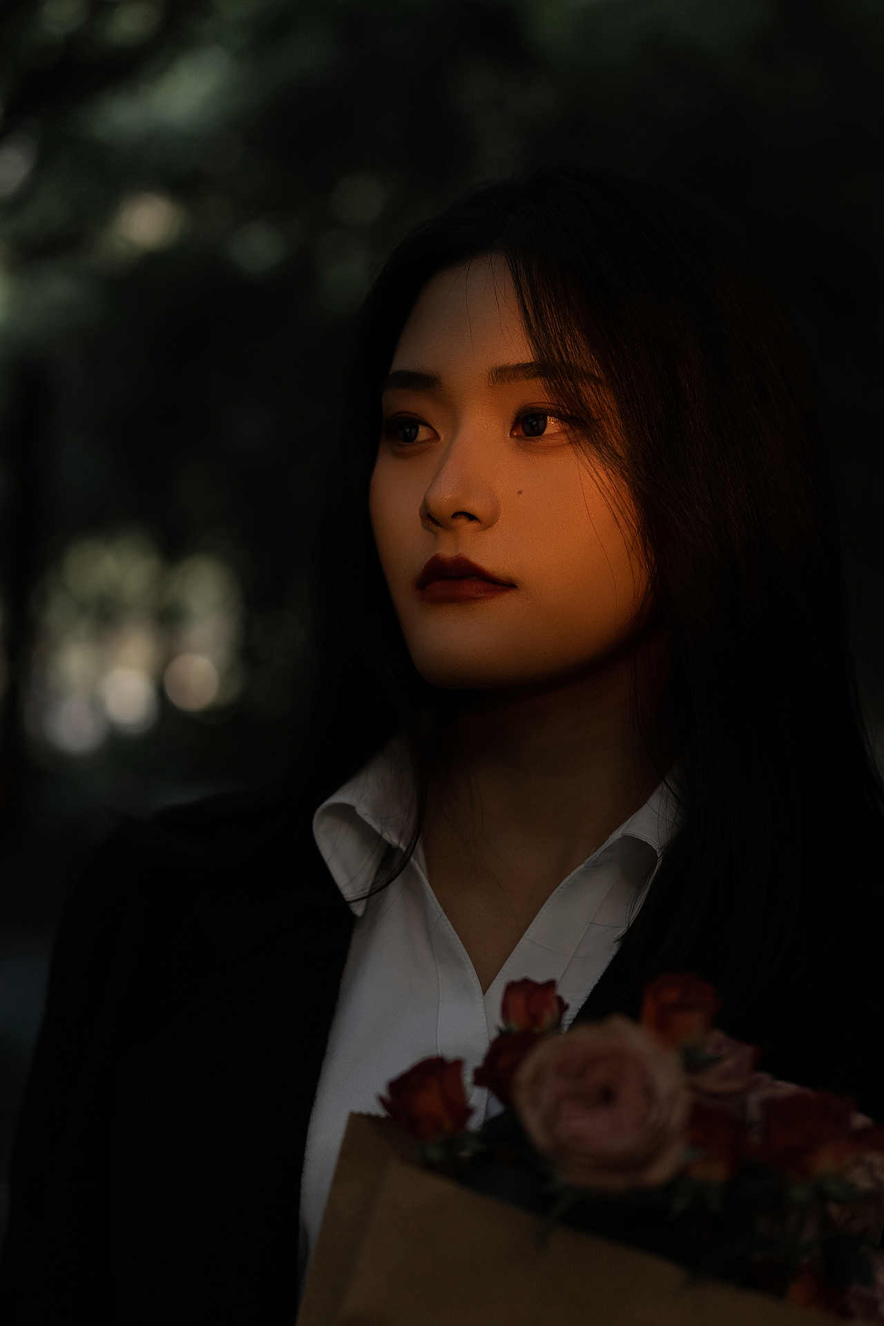 暗系公园生日氛围写真分享