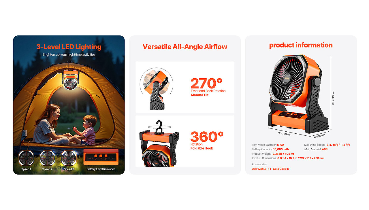 充电风扇落地案例