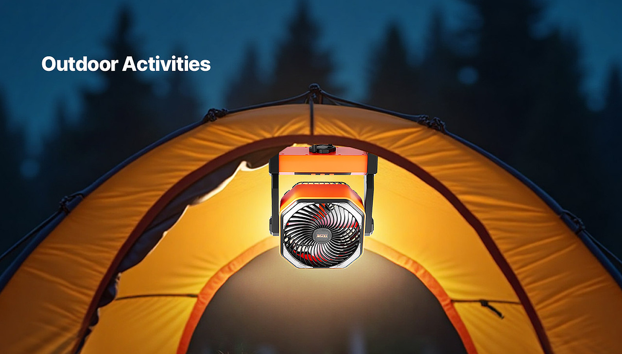 充电风扇落地案例